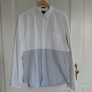 J. Crew Slim fit Color-block Oxford shirt